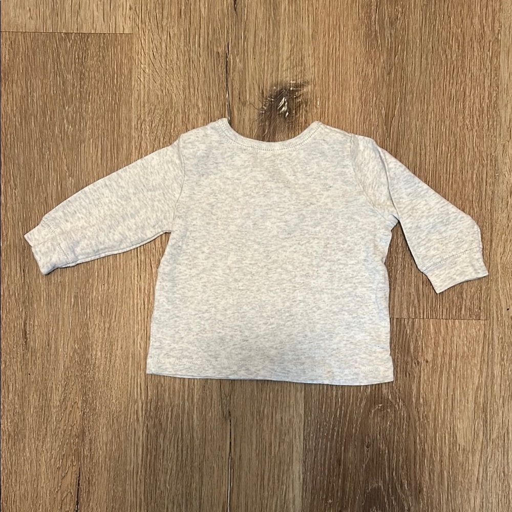 Carter's Gray Long Sleeve Tee - Picture 5 of 5